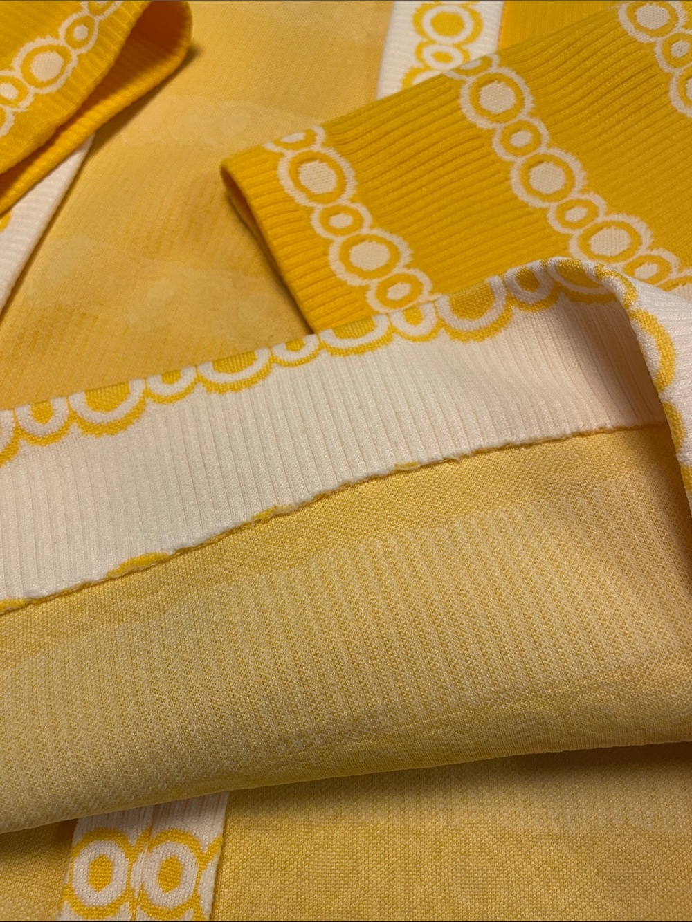 60’s Vintage L’Aiglon mod yellow and white dress and jacket L - Picture 14 of 16